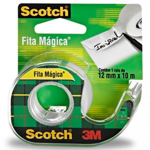 Fita Adesiva 3m Magica 12mmx10m C/Dispen