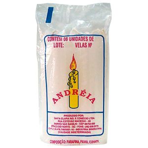 Velas Andreia N.1 C/12 Branca