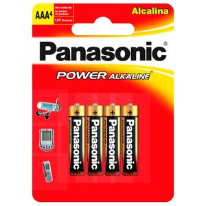 Pilha Panasonic Alcalina Aaa Pal.C/4