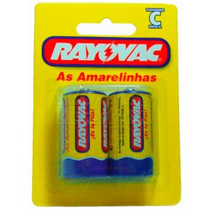 Pilha Rayovac Amarelinha Media C/2