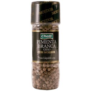 Pimenta Branca Chelli 45g Graos C/Moedor