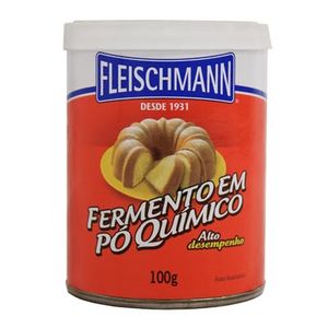 Fermento Fleischmann 100g Quimico Em Po