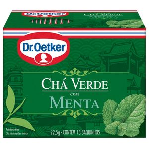 Chá Dr. Oetker Verde Menta C/ 15 Un.