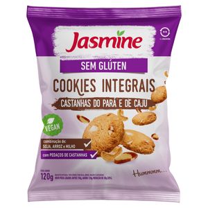 Biscoito Cookies Jasmine 150g S/ Gluten Castanha Do Para E Caju