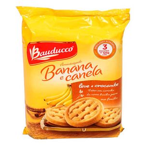 Biscoito Bauducco 375g Amanteigado Banana C/ Canela