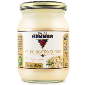 Molho Hemmer 210g 4 Queijos Vidro
