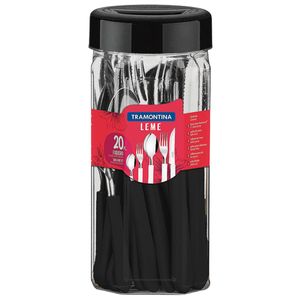 Faqueiro Tramontina 20pc Leme Preto