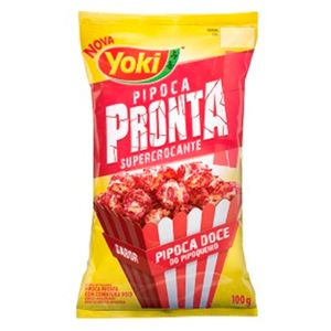 Pipoca Pronta Yoki 100g Doce