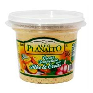 Creme Temperado Planalto 200g Alho/Ervas