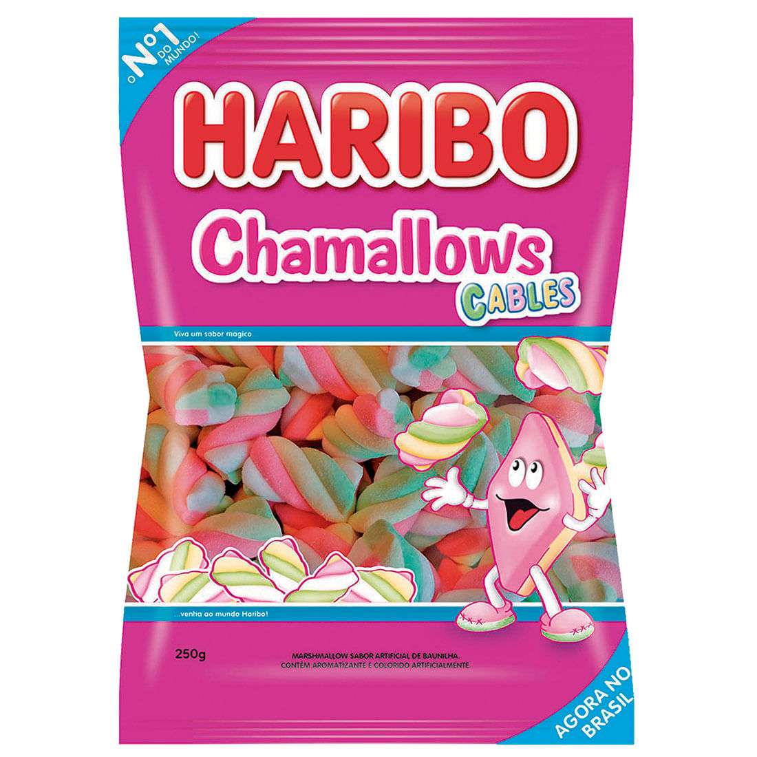 Marshmallow Haribo 250g Cables - Bistek Supermercados - Bistek ...