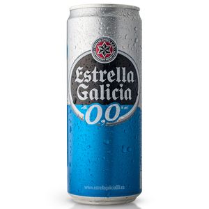 Cerveja Estrella Galicia 330ml Zero Alcool Lt