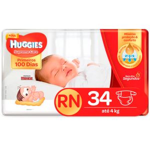 Fralda Huggies Supreme Care Rn C/34