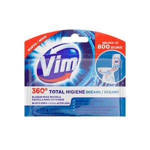 Bloco Sanitário Vim 100g Oceano 2 Unidades