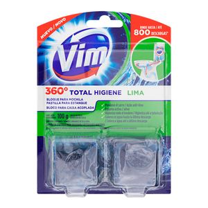 Bloco Sanitário Vim 100g Lima Ccom 2 Unidades