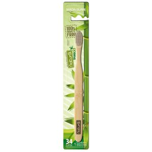 Escova Dental Natural Bambu Macia