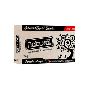 Sabonete Suavetex 80g Vegetal Carvao