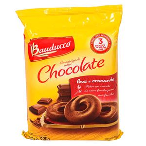 Biscoito Bauducco 335g Amanteigado Chocolate