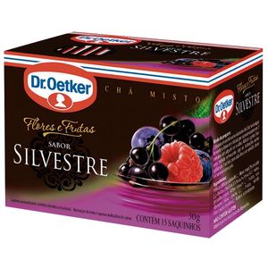 Chá Dr. Oetker Flores E Frutas Silvestre C/ 15 Un.