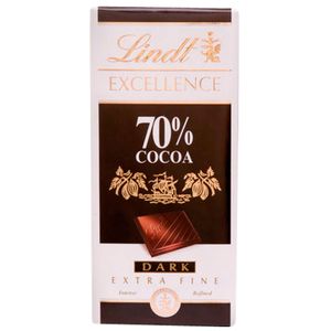 Chocolate Suíço Lindt Excellence 100g 70% Cacau