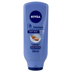 Hidratante Nivea 250ml Soft Milk P/Banho