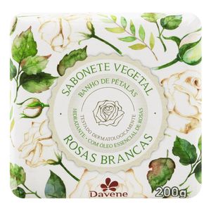 Sabonete Davene 200g Rosas Brancas