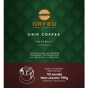 Cafe Orfeu 100g Drip Coffe Intenso C/10