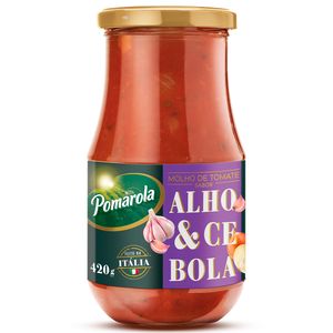 Molho Tomate Pomarola 420g Ceb/Alho Vd