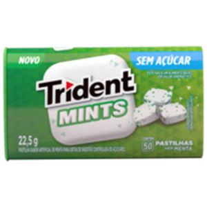 Pastilha Trident Mints 22,5g Menta