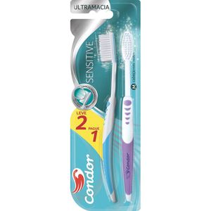 Escova Dental Condor Ultram.Sensit. C/2