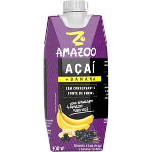 Suco Pronto Amazoo 330ml Acai/Banana