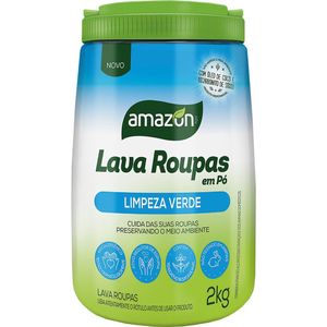 Lava Roupas Po Amazon 2kg Pote