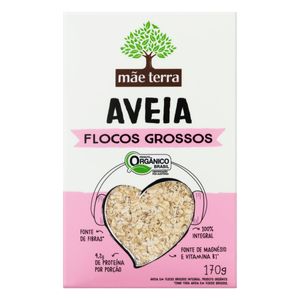 Aveia Org.Mae Terra 170g Flocos Grossos