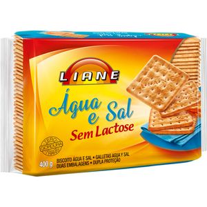 Bisc.Liane 400g S/Lactose Água/Sal