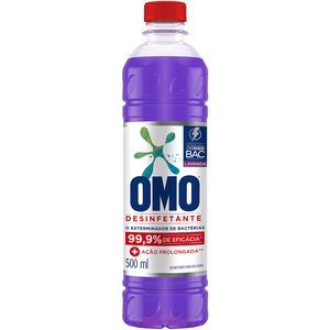 Desinfetante Omo 500ml Lavanda Squeeze