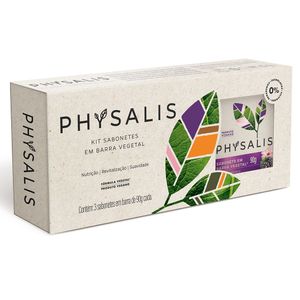 Kit Sabonete Physalis 90g Pur.Vital.C/3