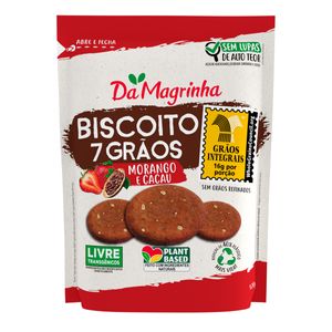 Biscoito Da Magrinha 120g Morango/Cacau