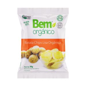 Chips Batata Bem Organico 30g Lisa Org.