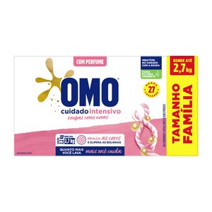 Lava Roupa Pó Omo 2,2kg Cuidado Intenso Caixa