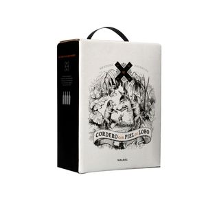 Vinho Argentino con Piel De Lobo Malbec Tinto 3l