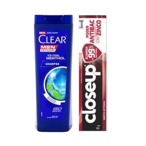 Kit Sh.Clear 400ml+Gel Dent.Close-Up 85g