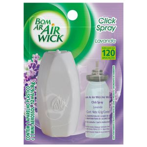 Odorizante Bom Ar 12ml Click Lavanda Aparelho