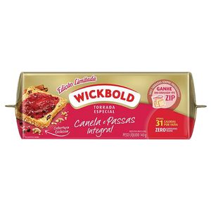 Torrada Wickbold 140g Canela / Passas