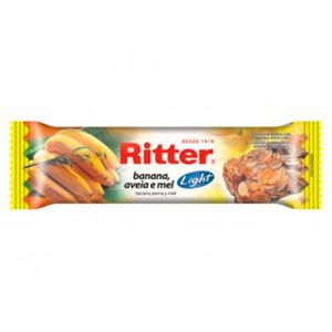 Barra De Cereal Ritter C/ 3 Un. Banana / Aveia / Mel Light