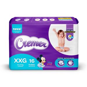 Fralda Cremer Baby Prat Xxg C/ 16 Un.
