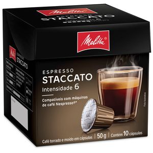 Cafe Caps.Melitta 50g Espre.Staccat.C/10
