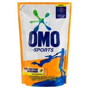 Lava Roupas Líquido Omo 900ml Proteção Antiodos Refil