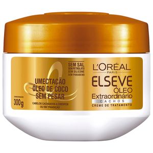Creme Trat.Elseve 300g Ol.Ext.Ol.Coco Ca