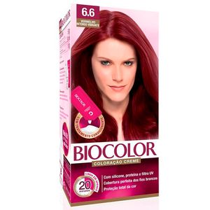 Coloracao Biocolor 6.6 Vermelho Intenso