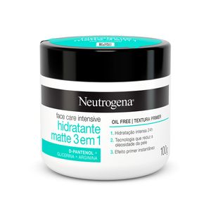 Creme Hid.Neutrogena 100g Fac.Matte 3x1