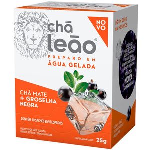 Cha Leao 25g Agua Gel.Mate/Groselha Neg